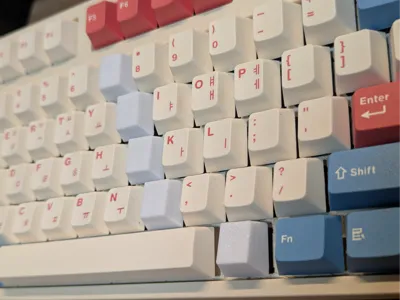 1U Cherry Profile Keycap Set (R1~R5)