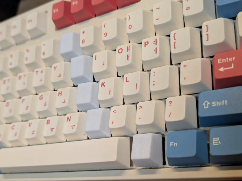 1U Cherry Profile Keycap Set (R1~R5)
