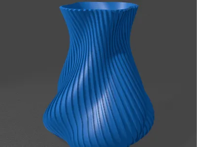 isometric vase