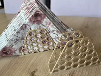 Honeycomb napkin holder