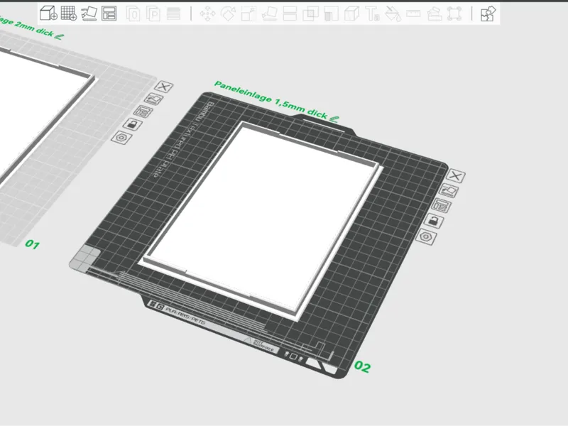 LED Backplate für Makerworld Litophane