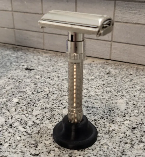 Support pour rasoir de sûreté vintage