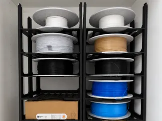 Filament Storage Rack with Fix-Clips