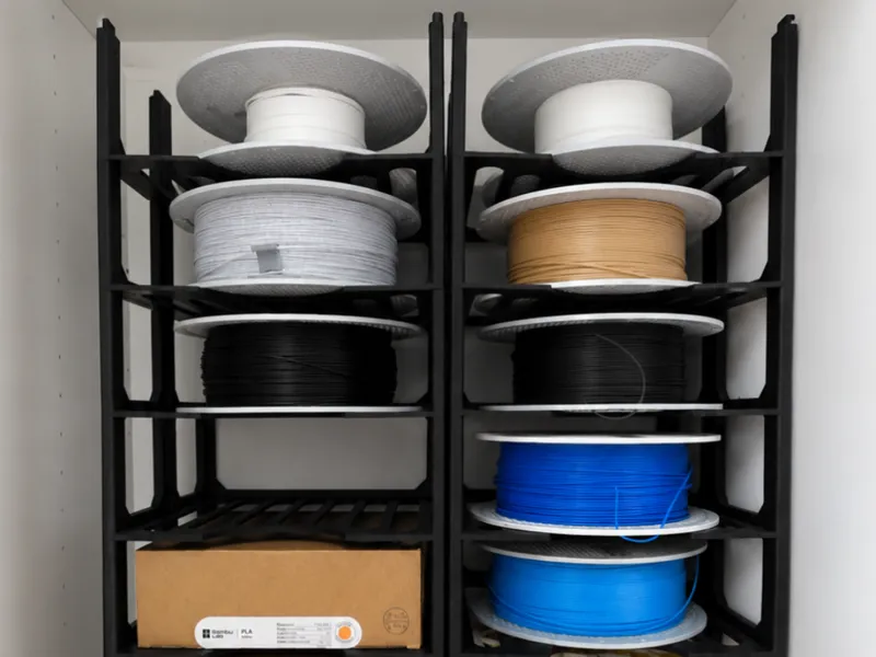 Filament Storage Rack with Fix-Clips