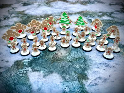 Baked Goods Gingerbread Fantasy Football Team