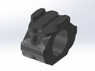 32mm GoPro Handlebar Quick Attach 0 Degree Offset