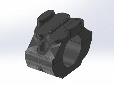 32mm GoPro Handlebar Quick Attach 0 Degree Offset