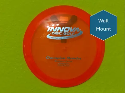 Discgolf Disc wall mount
