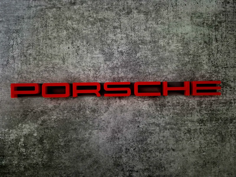 Porsche Logo 3D