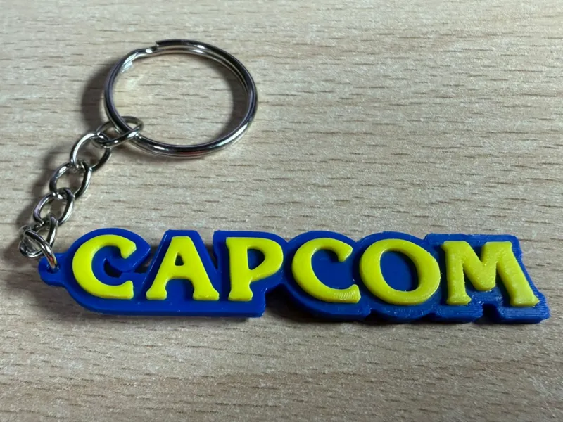 Capcom keychain