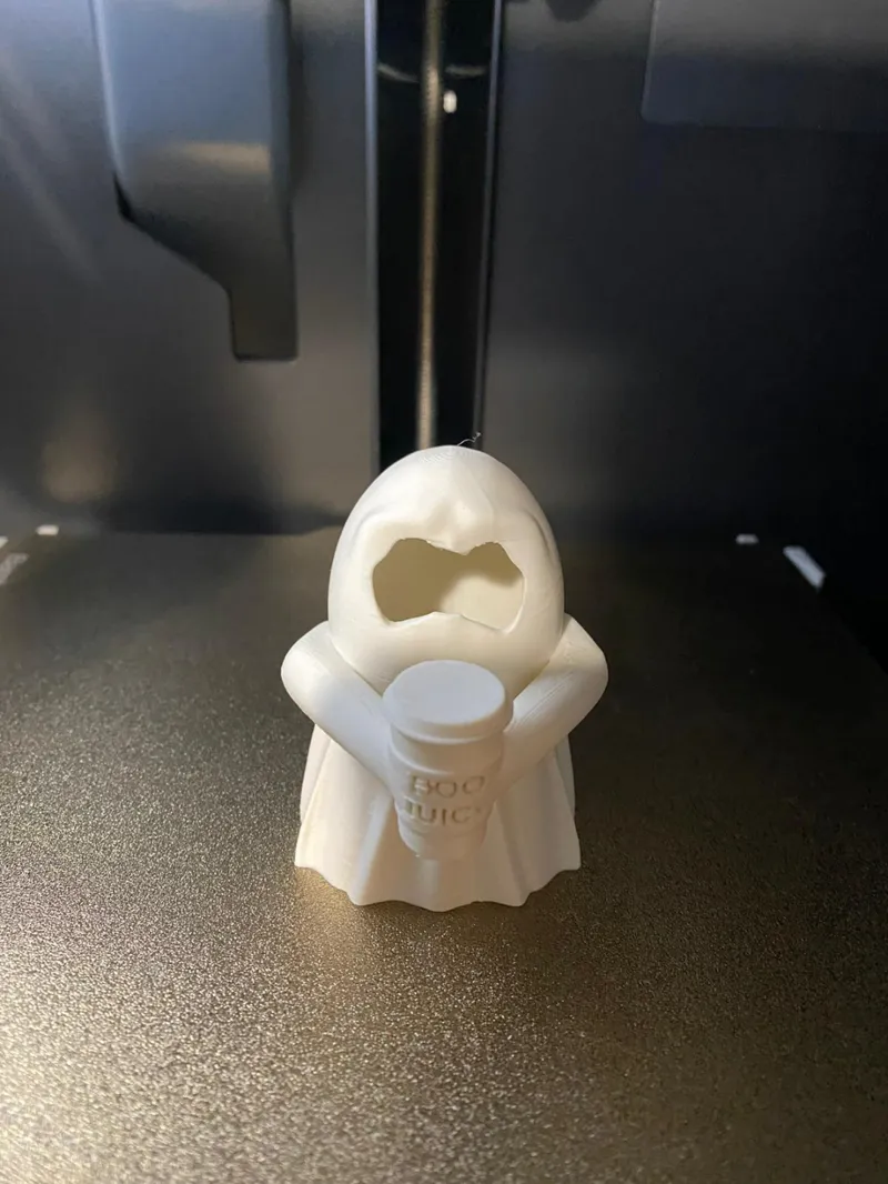 Spooky coffee ghost
