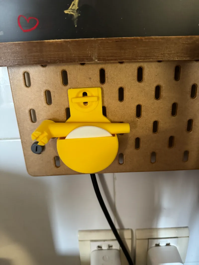 58mm Espresso Filter holder with Ikea Hack Skadis T-Clip