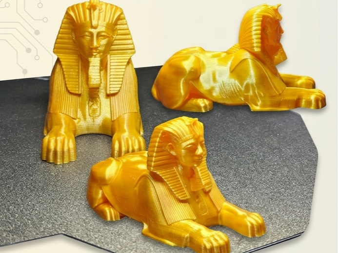 Golden Great Sphinx of Giza - NO Support & AMS