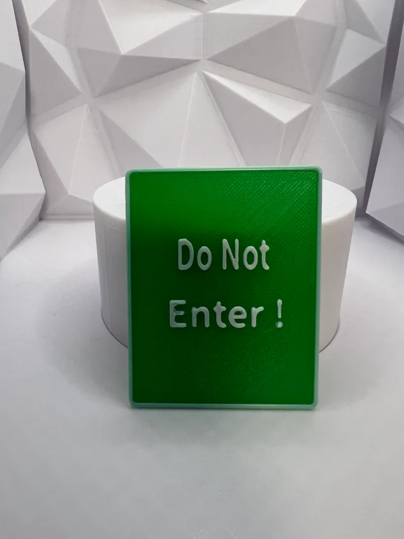 Do Not Enter Sign