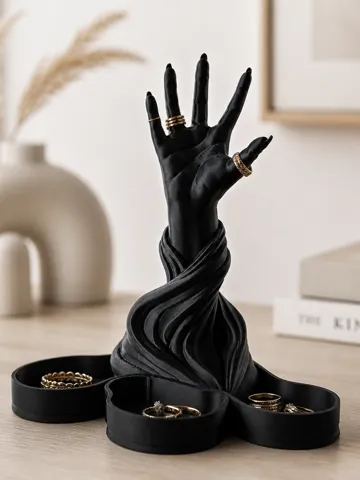 Organizador: Hand Jewelry Holder - Ring Stand & Organizer — vista de referencia 2