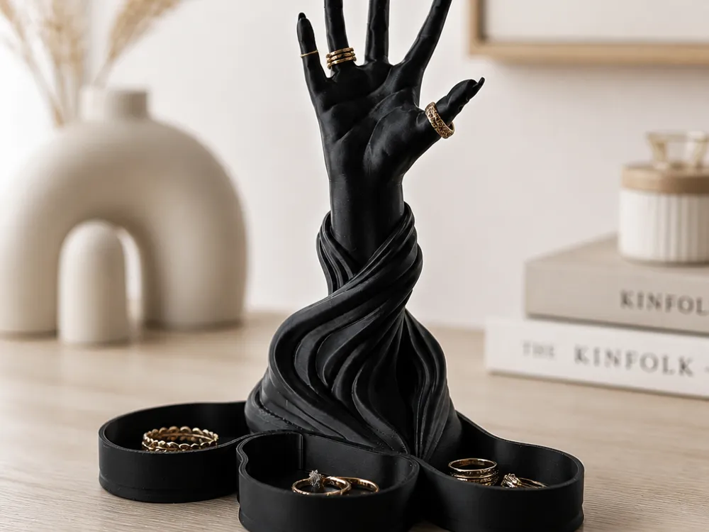 Organizador: Hand Jewelry Holder - Ring Stand & Organizer. Referencia del modelo original.