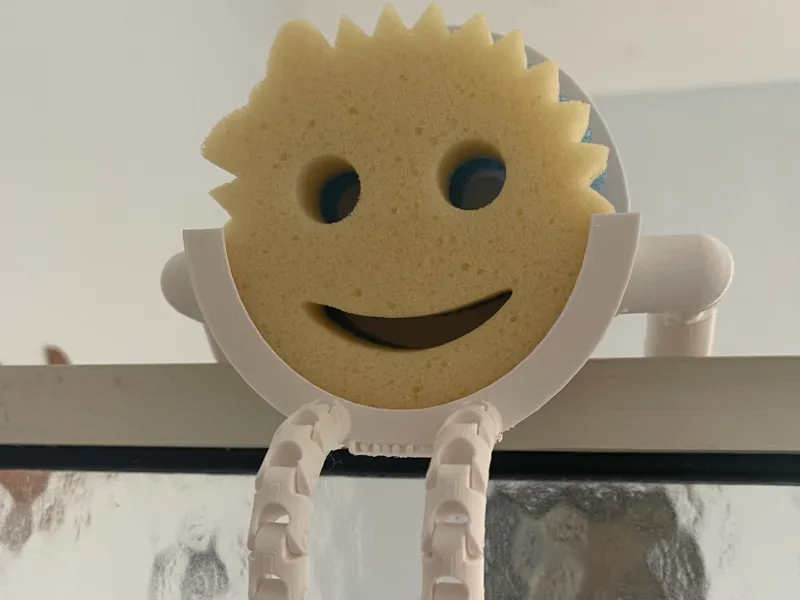 ARTICULATED SCRUB MOMMY OR DADDY SHOWER HOLDER