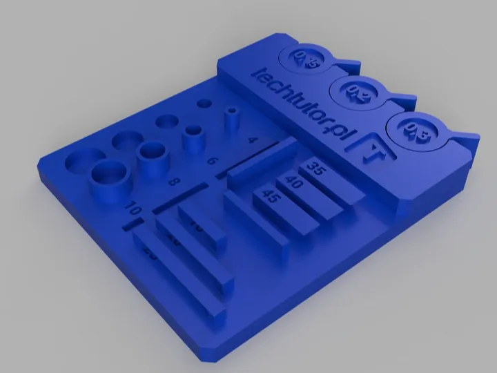 Tecttutor All-In-One 3D Printer Tester by techtutor by techtutor plMakerWorld ...