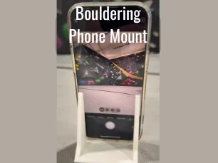 Bouldering phone mount (for recording)