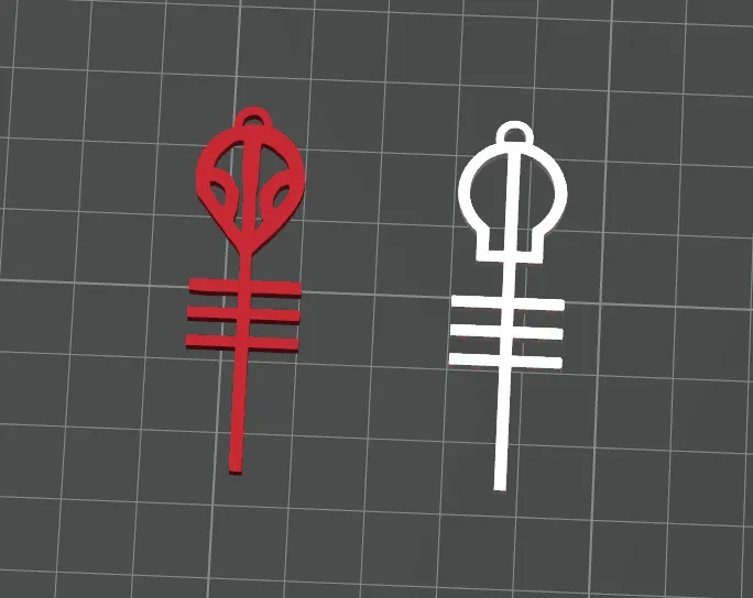 Clique earrings Twenty One Pilots view 2