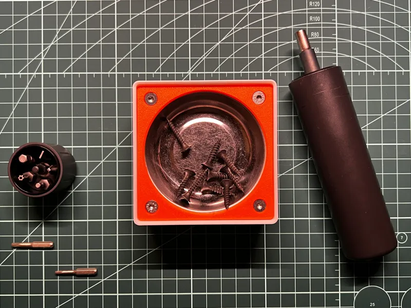 Gridfinity 75mm Magnetic Tray Holder