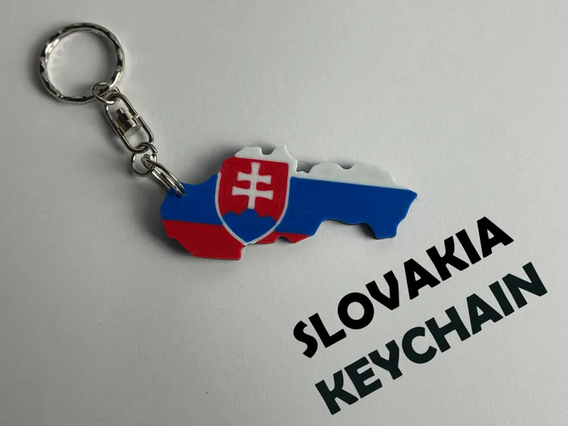 Slovakia Keychain – Country Silhouette