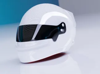F1 Racing Helmet Display
