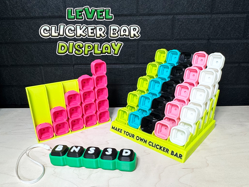 Level Clicker Bar Display