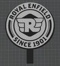 Royal Enfield Black and White