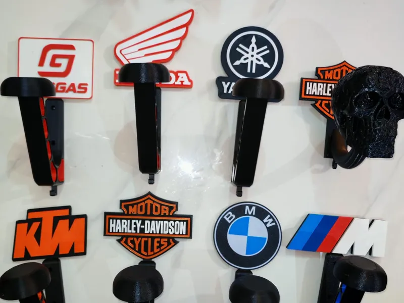 Logos personalizados para Soporte de Casco