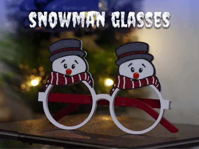 Snowman Glasses