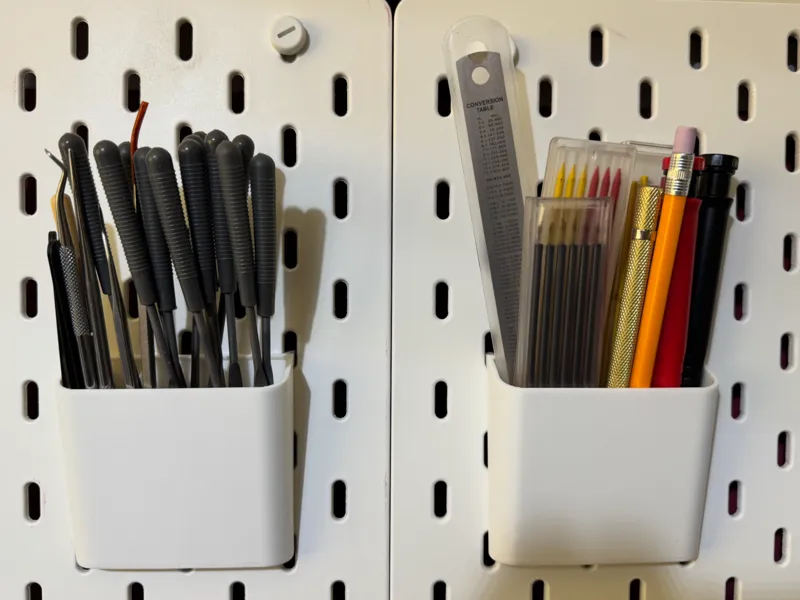 Skadis files and pick holder (pocket)