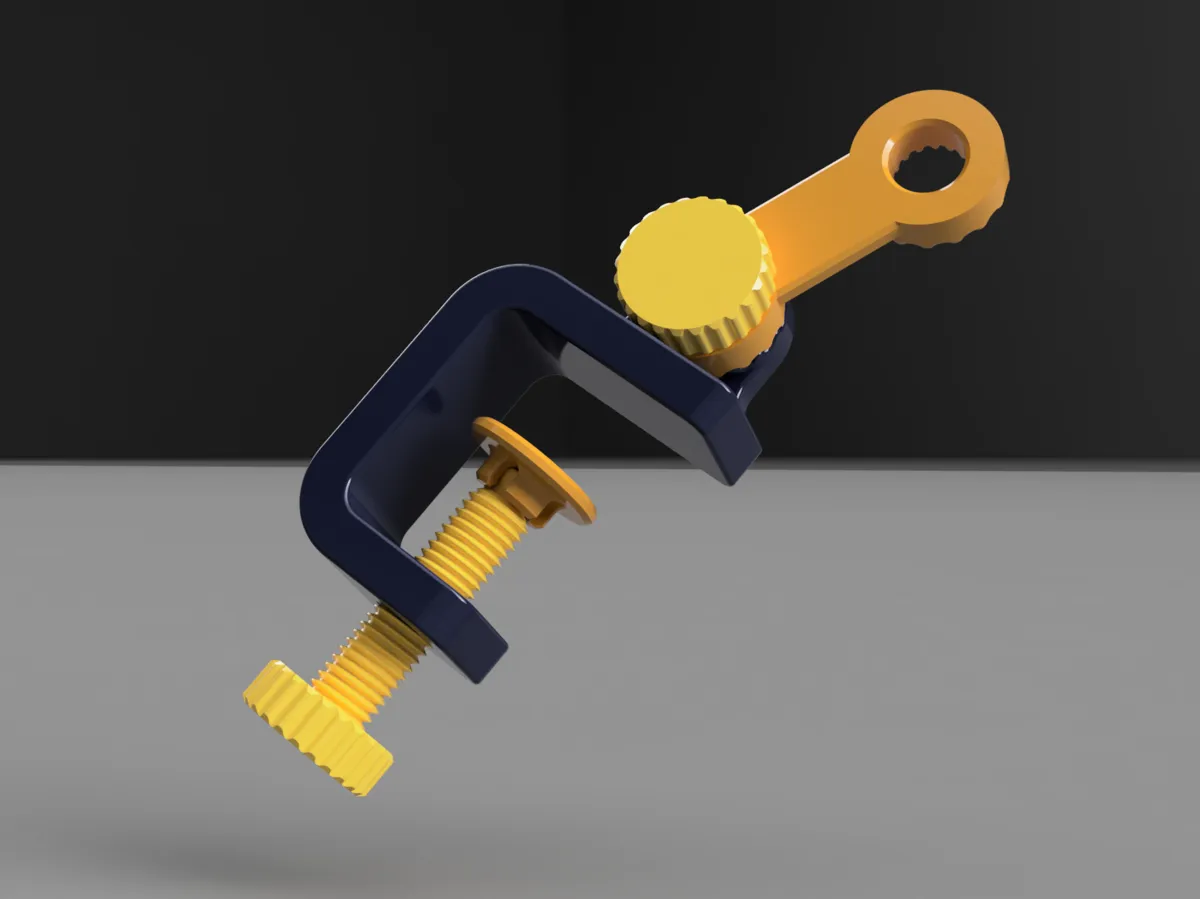 Pince de fixation pour bras multifonction
