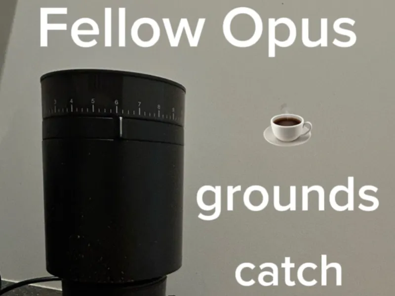 Fellow Opus Coffee Ground Tray 