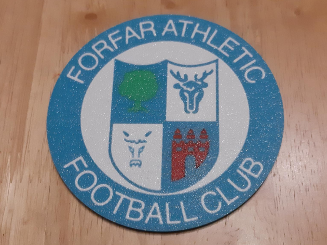 Forfar Athletic Football Club coaster