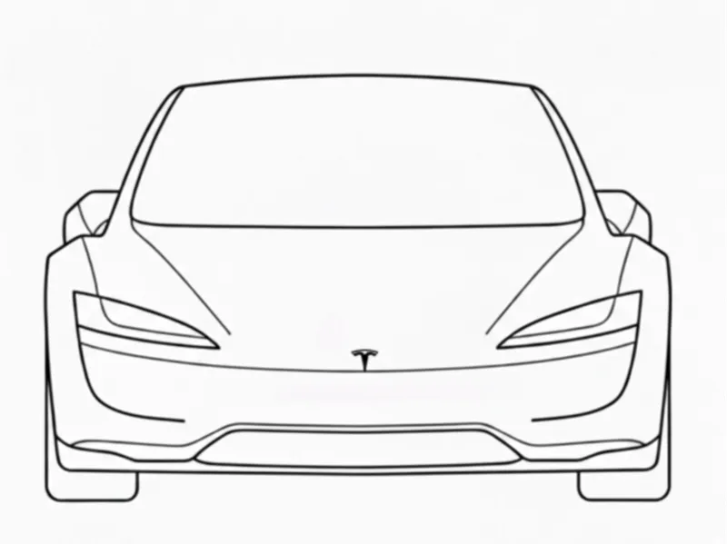 Tesla Roadster Front Desing