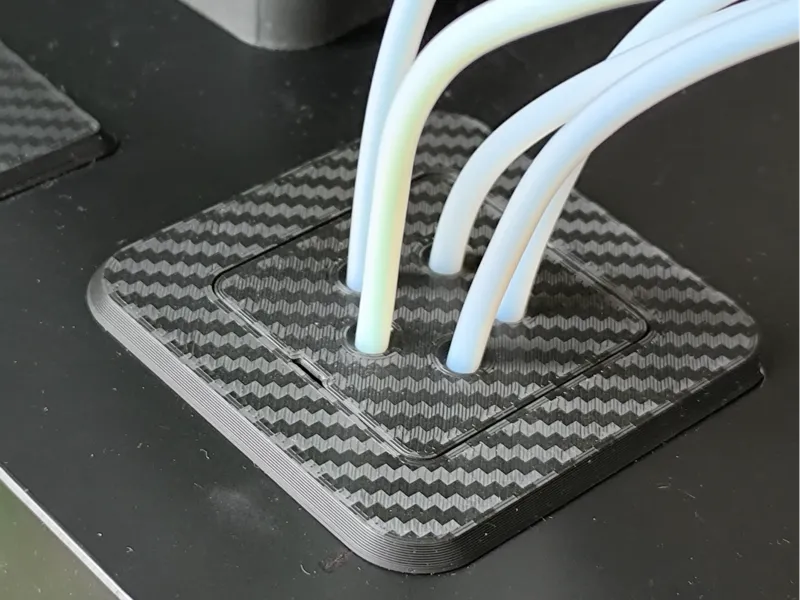 IKEA Lack - Bowden passthrough with sawing aid