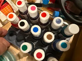 Food Coloring Bottle Organizer