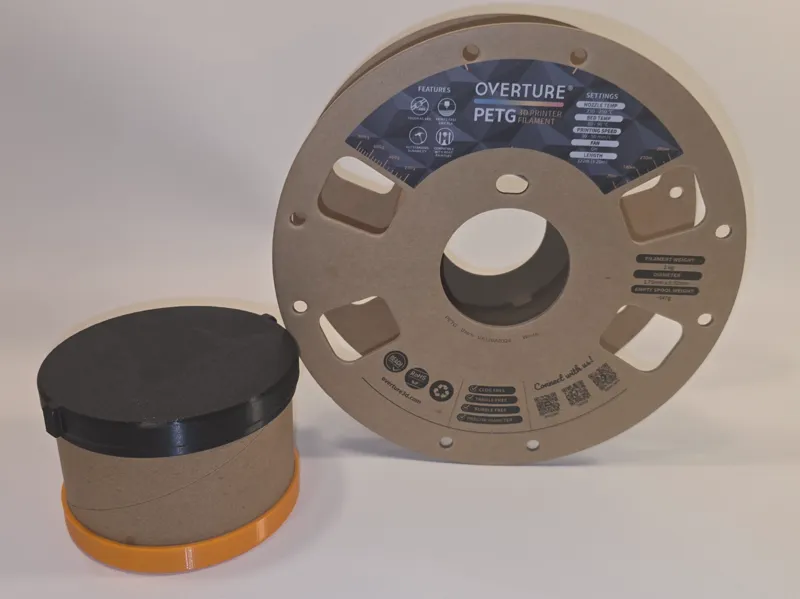 Overature PETG Filament Cardboard Spool Containers