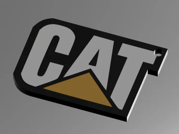 CAT equipment keychain