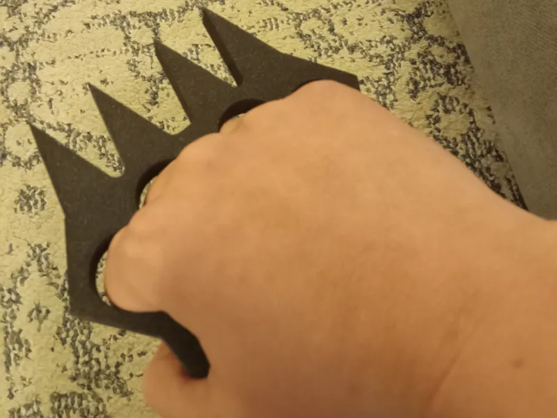 Spiked Brass Knuckles