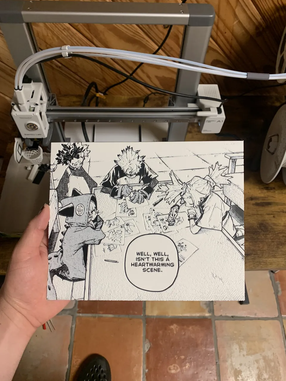 rudo drawing manga panel view 3
