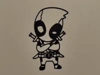 Tableau mural bébé Deadpool — photo 2