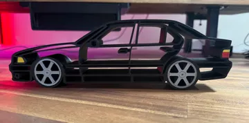 Escenografía en miniatura: BMW 3 Series E36 Inspired Silhouette Desk Decor — vista de referencia 3