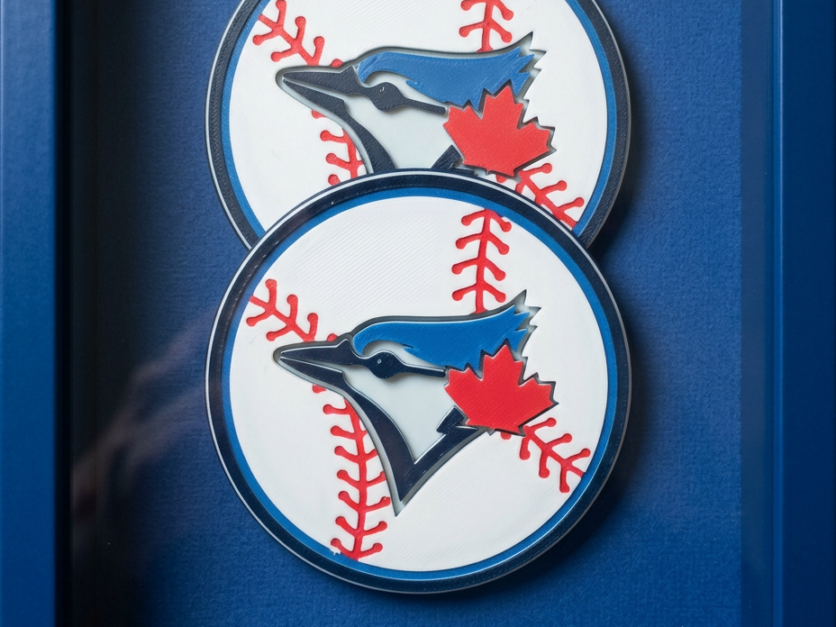 Blue Jays Coaster Set With Case