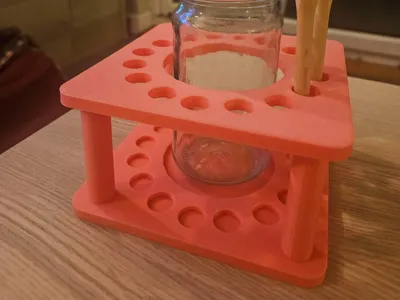 Paintbrush and Water Holder