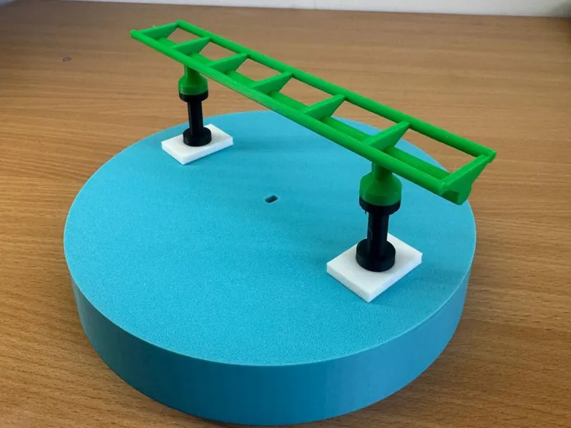 Roller coaster section for exhibition (Model 1)