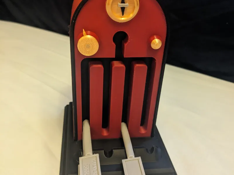 Single line token machine from a railway signalbox