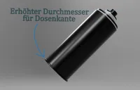 Dosen-Halter mit Dosenkante ( >66mm )