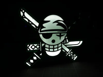 zoro one piece lamp